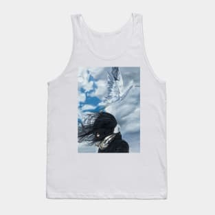 modern surrealism painting, rebelling against the trend, taking flight against the wind Tank Top